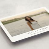 "archive" - Graduation Announcements in Snow by Sarah Curry - Detail