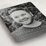 "Understated" - Graduation Announcements in Salt by Ekko Studio - Detail