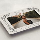 "Celebratory Frame" - Graduation Announcements in Linen by Ana de Sousa - Detail