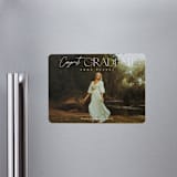 "fortified" - Graduation Announcements in Snow by Sarah Curry - Magnet Front