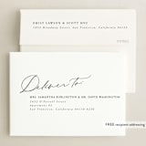 "Minimal Script" - Graduation Announcements in Obsidian by Kamala Nahas - FREE Recipient Addressing