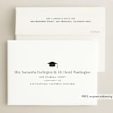 "Classy Stack" - Graduation Announcements in Limestone by Erica Krystek - FREE Recipient Addressing