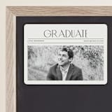 "newspaper" - Graduation Announcements in Newsprint by Kaydi Bishop - Magnet Front