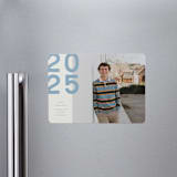 "Modern Year" - Graduation Announcements in Lake by Kelly Watkins - Magnet Front