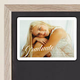 "mustacciuoli" - Graduation Announcements in Crystal by chocomocacino - Magnet Front