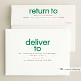 "School Color Duo" - Graduation Announcements in Grass by Jackie Crawford - FREE Recipient Addressing