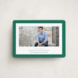 "Linen frame" - Graduation Announcements in Shamrock by Lea Delaveris - Front