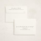 "Rounded Double" - Graduation Announcements in Cotton by Carolyn MacLaren - FREE Recipient Addressing