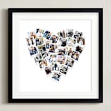 "Heart Snapshot Matted Black Frame" - Matted Framed Photo in Black Frame by Minted - Front