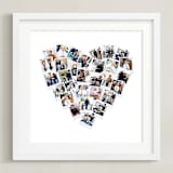 "Heart Snapshot Matted White Frame" - Matted Framed Photo in White Frame by Minted - Front