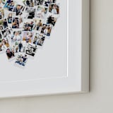 "Heart Snapshot Matted White Frame" - Matted Framed Photo in White Frame by Minted - Frame Detail