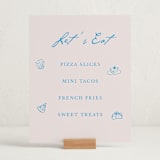"Handdrawn little things" - Graduation Menu Signs in Sky Whispers by Cass Loh - In Use