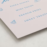 "Handdrawn little things" - Graduation Menu Signs in Sky Whispers by Cass Loh - Detail