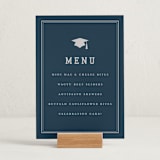"grad ribbon" - Graduation Menu Signs in Navy by Sarah Curry - In Use