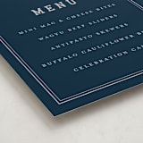 "grad ribbon" - Graduation Menu Signs in Navy by Sarah Curry - Detail