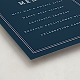"grad ribbon" - Graduation Menu Signs in Navy by Sarah Curry - Detail