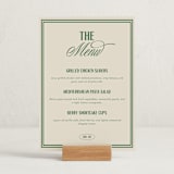 "The Headliner" - Graduation Menu Signs in Turf by Erin L. Wilson - In Use