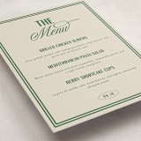 "The Headliner" - Graduation Menu Signs in Turf by Erin L. Wilson - Detail