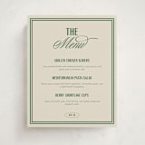 "The Headliner" - Graduation Menu Signs in Turf by Erin L. Wilson - Front