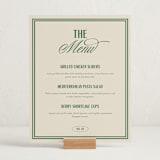 "The Headliner" - Graduation Menu Signs in Turf by Erin L. Wilson - In Use