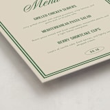 "The Headliner" - Graduation Menu Signs in Turf by Erin L. Wilson - Detail
