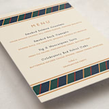 "Belmont" - Graduation Menu Signs in Navy by Sarah Rosenthal - Detail