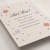 "Grad Vibes" - Graduation Menu Signs in Apricot by Ashley Iwafuchi - Detail