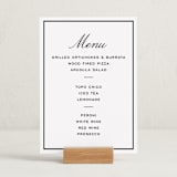 "Cecilie" - Graduation Menu Signs in Ink by Megan Davis - In Use