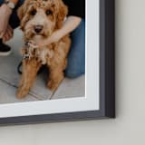 "8x10 Matted Black Framed Photo" - Matted Framed Photo in Black Frame by Minted - Frame Detail