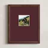 "Matted Framed Photo: Burgundy Mat (8" x 10")" - Framed Photos 8" x 10" in Burgundy by Minted - Front