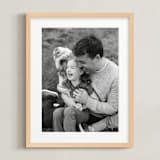 "11x14 Matted Natural Framed Photo" - Matted Framed Photo in Natural Frame by Minted - Front
