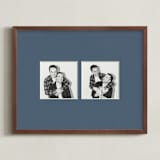 "Matted Framed Photo: Duo Indigo Mat (14" x 11")" - Framed Photos 11" x 14" in Indigo by Minted - Front