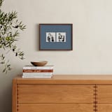"Matted Framed Photo: Duo Indigo Mat (14" x 11")" - Framed Photos 11" x 14" in Indigo by Minted - In Room