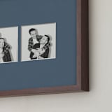 "Matted Framed Photo: Duo Indigo Mat (14" x 11")" - Framed Photos 11" x 14" in Indigo by Minted - Frame Detail