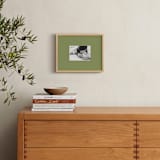 "Matted Framed Photo: Olive Mat (14" x 11")" - Framed Photos 11" x 14" in Olive by Minted - In Room