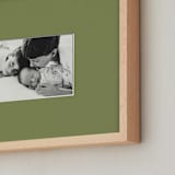 "Matted Framed Photo: Olive Mat (14" x 11")" - Framed Photos 11" x 14" in Olive by Minted - Frame Detail