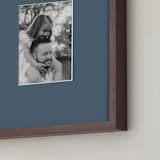 "Matted Framed Photo: Indigo Mat (11" x 14")" - Framed Photos 11" x 14" in Indigo by Minted - Frame Detail