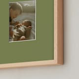 "Matted Framed Photo: Olive Mat (11" x 14")" - Framed Photos 11" x 14" in Olive by Minted - Frame Detail