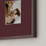 "Matted Framed Photo: Burgundy Mat (11" x 14")" - Framed Photos 11" x 14" in Burgundy by Minted - Frame Detail
