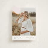 "Elegance" - Graduation Announcements in Cloud by Nicole Walsh - Front