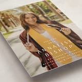 "straight up" - Graduation Announcements in Vanilla by Ani Somi - Detail