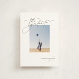 "Scripted Corner" - Graduation Announcements in Cloud by Jackie Crawford - Front