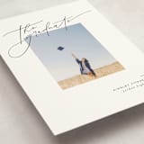 "Scripted Corner" - Graduation Announcements in Cloud by Jackie Crawford - Detail