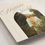 "Modern Curves" - Graduation Announcements in Almond by Morgan Kendall - Detail