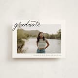 "Alignment" - Graduation Announcements in Onyx by Ashley DeMeyere - Front