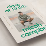 "School Color Duo" - Graduation Announcements in Grass by Jackie Crawford - Detail