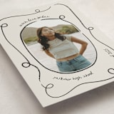 "swirl" - Graduation Announcements in Ash by Kelly Watkins - Detail