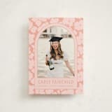"Pink Graduation Announcement" - Graduation Announcements in Petal by Aubrey Fairchild - Front