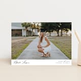 "Elegance" - Graduation Announcements in Cloud by Nicole Walsh - Front