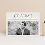 "newspaper" - Graduation Announcements in Newsprint by Kaydi Bishop - Front